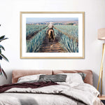 Inspecting Agave Plantation Wall Art