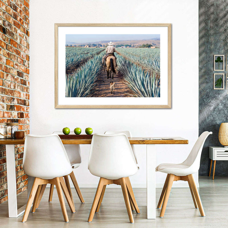 Inspecting Agave Plantation Wall Art