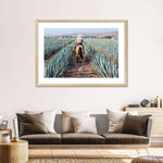 Inspecting Agave Plantation Wall Art