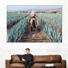 Inspecting Agave Plantation Wall Art