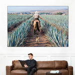 Inspecting Agave Plantation Wall Art