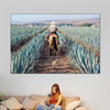 Inspecting Agave Plantation Wall Art