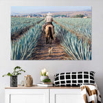Inspecting Agave Plantation Wall Art