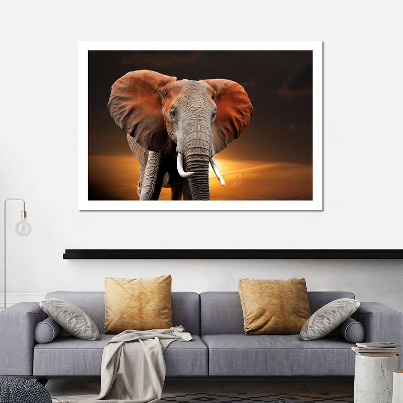 Kenyan Elephant Wall Art