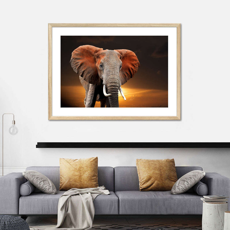 Kenyan Elephant Wall Art