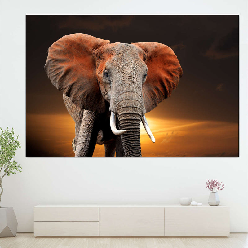 Kenyan Elephant Wall Art