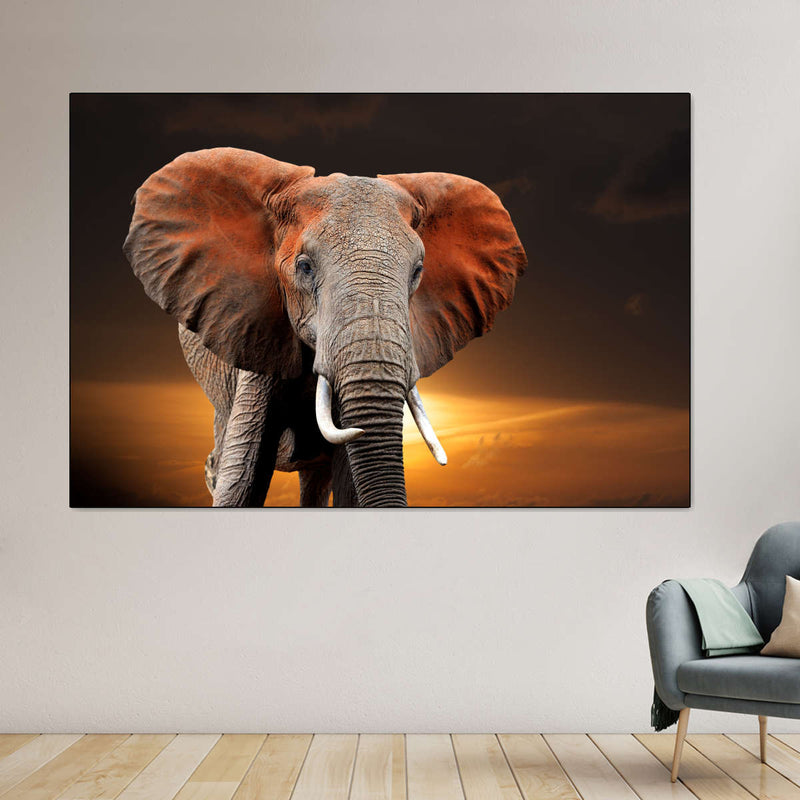 Kenyan Elephant Wall Art