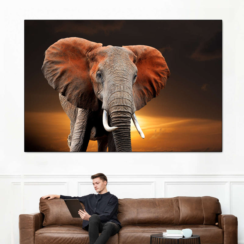 Kenyan Elephant Wall Art