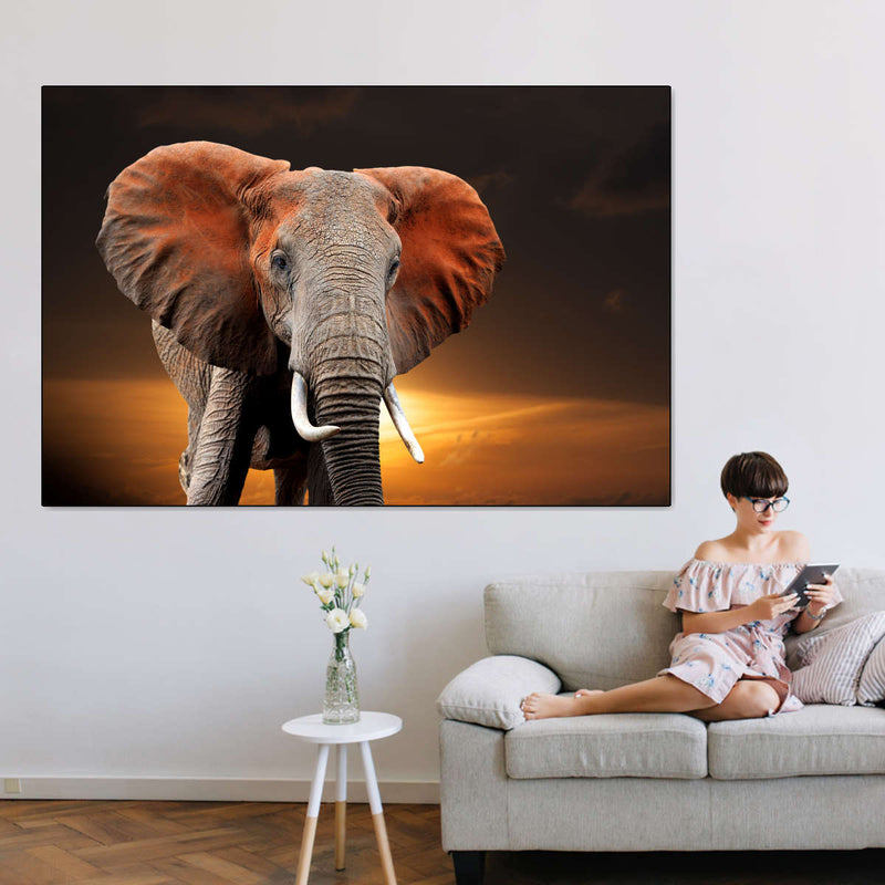 Kenyan Elephant Wall Art