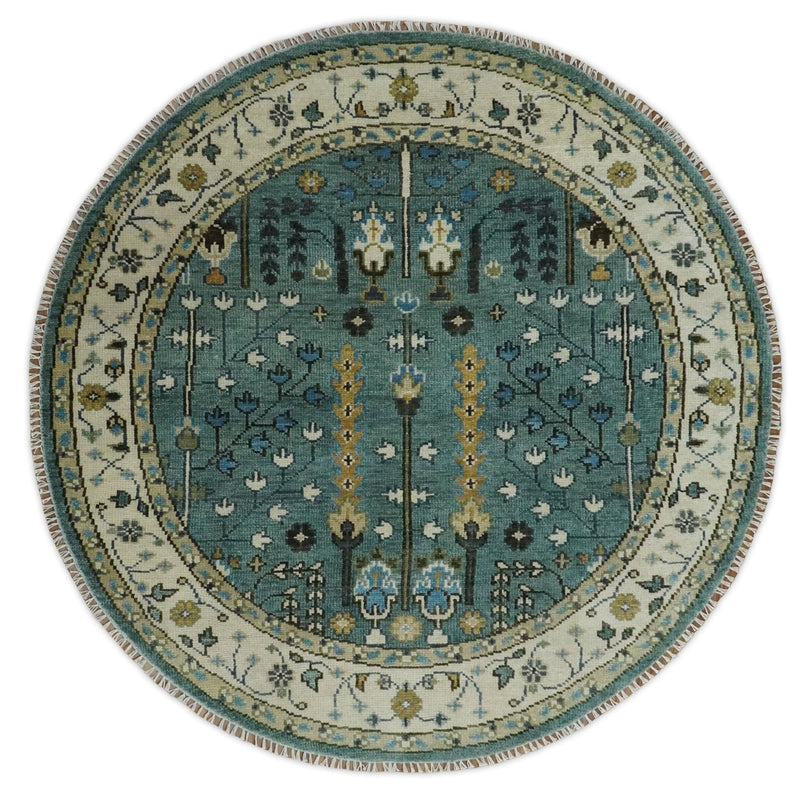 142×244 \"Green tea\" ViNTAGE TURKiSH RUG Vintage Berber Green Moroccan Rug - 06'04 X 13'05 | Chairish