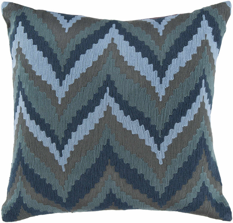 Yvorne Navy Pillow Cover