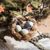 Artificial Bird Nest Ornament Randomly Picked Set of 2