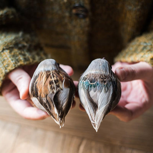 Artificial Bird Ornament Randomly Picked Set of 3