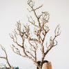 Artificial Dry Tree Branch Brown Stem