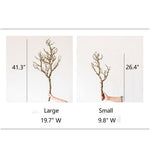 Artificial Dry Tree Branch Brown Stem