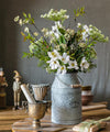 Artificial Flower Bouquet Spring Daisy Greenery Mix 24" Tall