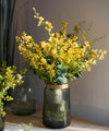Artificial Silk Flower Bouquet Yellow Flower Garden 21" Tall
