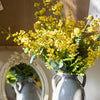 Artificial Silk Flower Bouquet Yellow Flower Garden 21" Tall