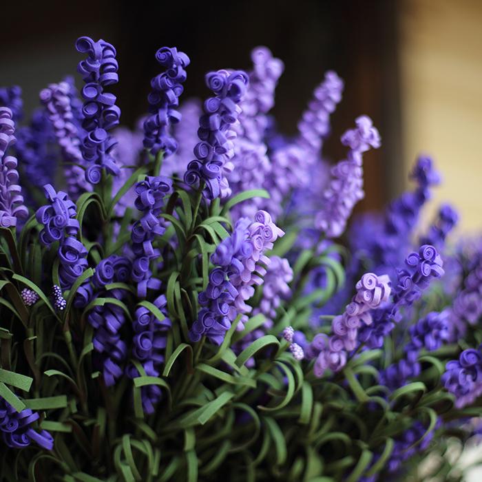 Artificial Lavender Eco PE Lavender Stem 18" Tall