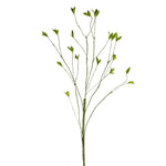 Artificial Faux Plant Green Leaf Rattan Stem 37" Tall