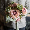 Artificial Sunflower Bouquet in Pink 18" Tall