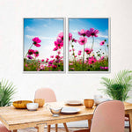 Wild Cosmos Flowers Wall Art
