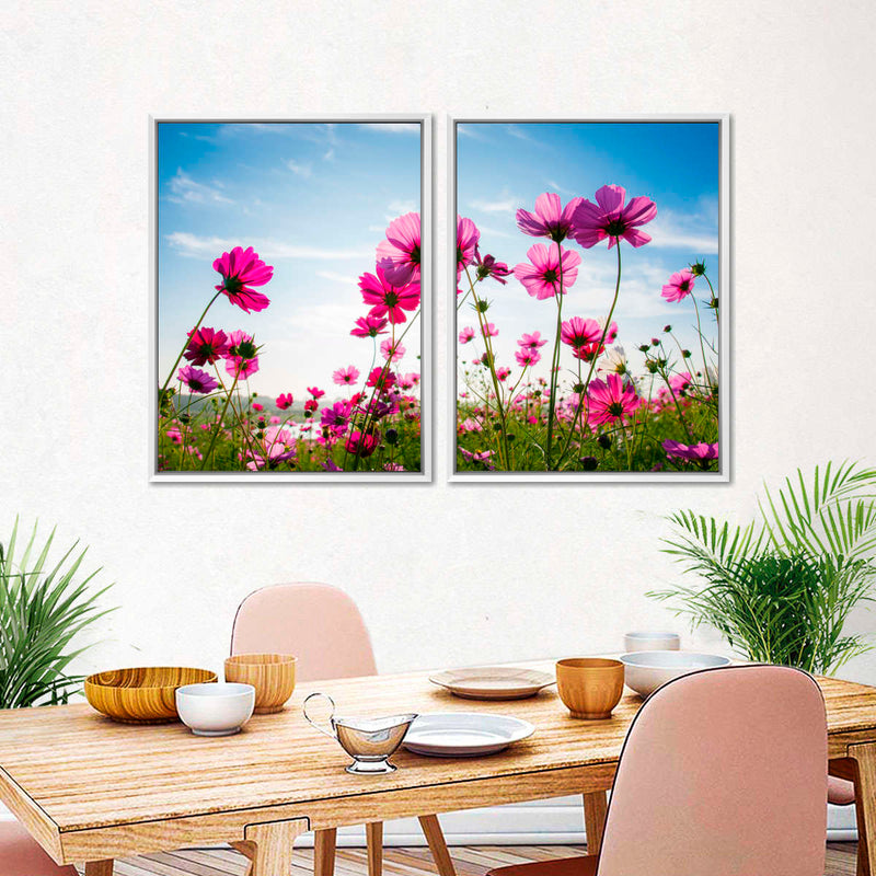 Wild Cosmos Flowers Wall Art