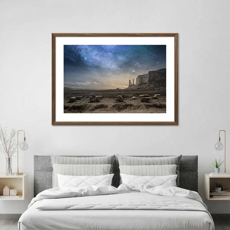 Simple Night Sky Wall Art