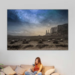Simple Night Sky Wall Art