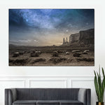 Simple Night Sky Wall Art