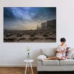 Simple Night Sky Wall Art