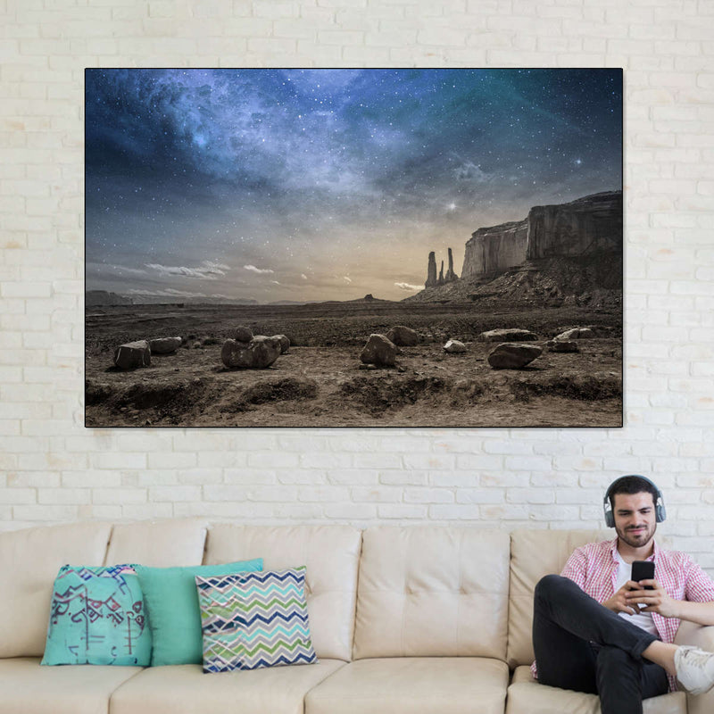 Simple Night Sky Wall Art