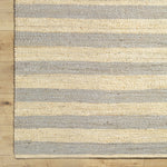 Ilkay Block Stripe Jute Rug