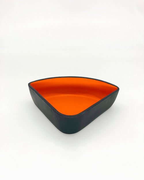 Sunset Slice Handmade Leather Bowl Set