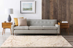 Elsu Beige&Gray Wool Rug