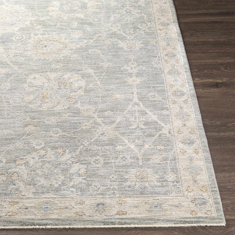 Monterey Gray Persian Rug | Traditional Medium Pile Rug - 5'3 Round