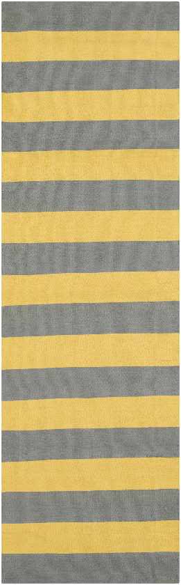 Atlanta Modern Gray/Yellow Area Rug