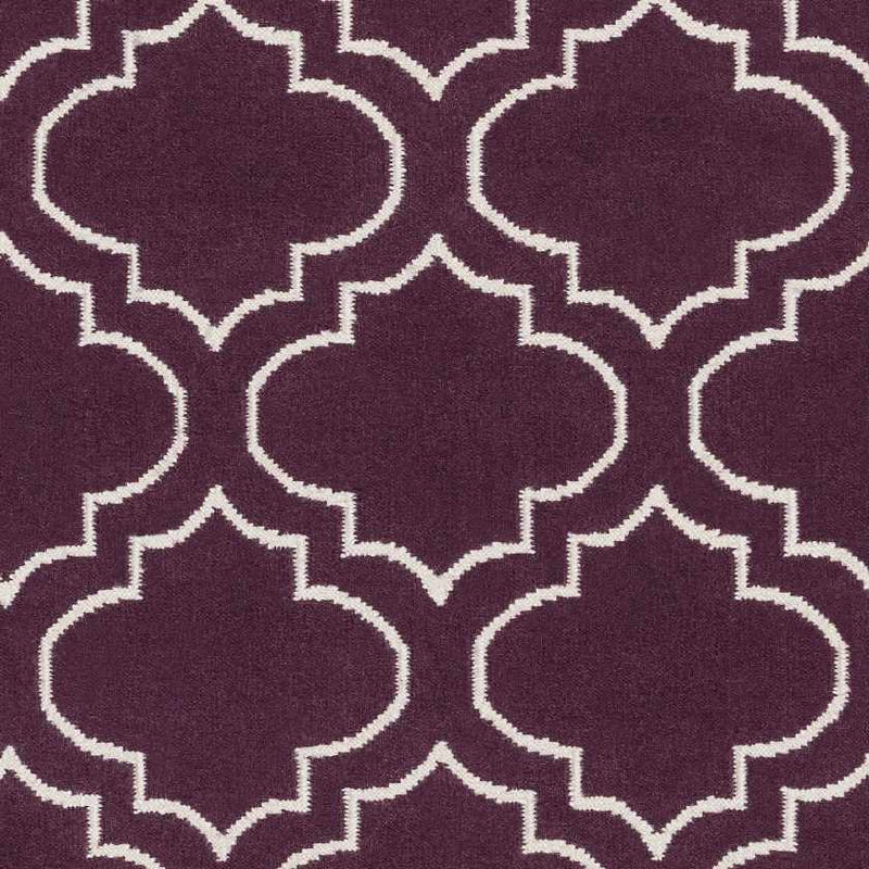 Avon Modern Purple/Ivory Area Rug