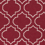 Avon Modern Red Area Rug
