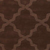 Ermont Modern Chocolate Brown Area Rug