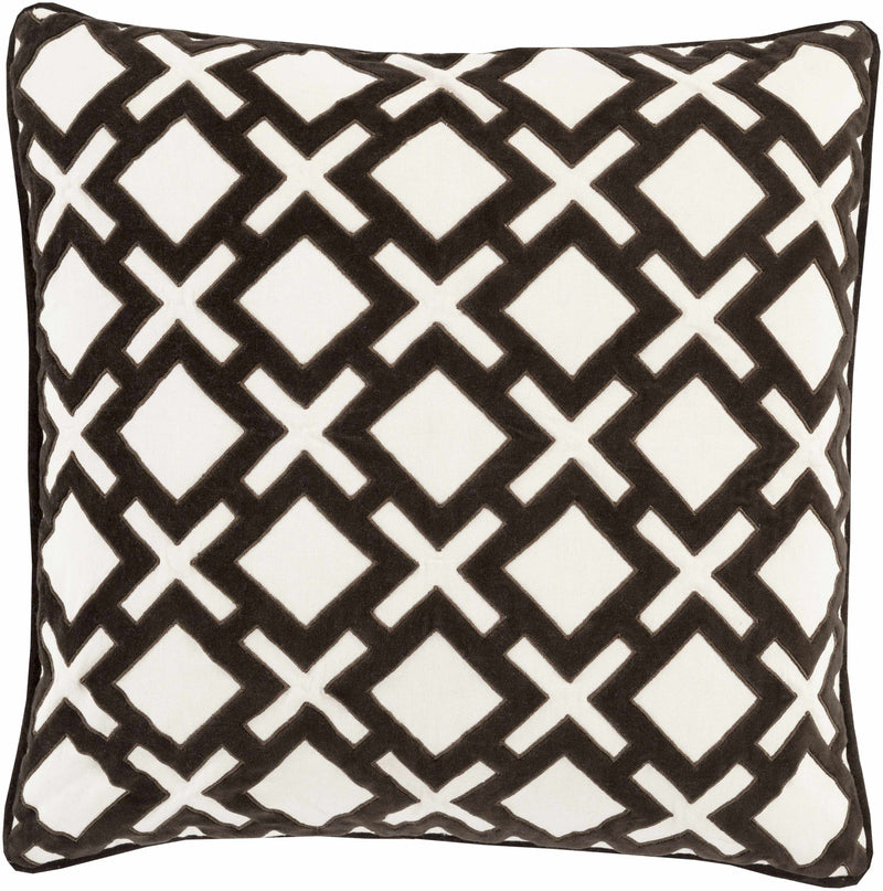 Mouscron Dark Brown Pillow Cover