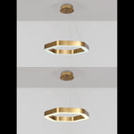 MIRODEMI® Hexagon combined ring lamps for living room, dining room, bedroom