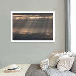 Sunrays And Cloudy Sky Wall Art
