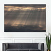 Sunrays And Cloudy Sky Wall Art