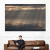 Sunrays And Cloudy Sky Wall Art