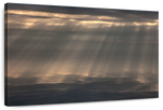 Sunrays And Cloudy Sky Wall Art