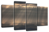 Sunrays And Cloudy Sky Wall Art