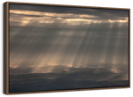 Sunrays And Cloudy Sky Wall Art