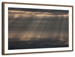 Sunrays And Cloudy Sky Wall Art