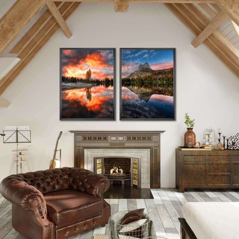 Yosemite Park Sunset Wall Art